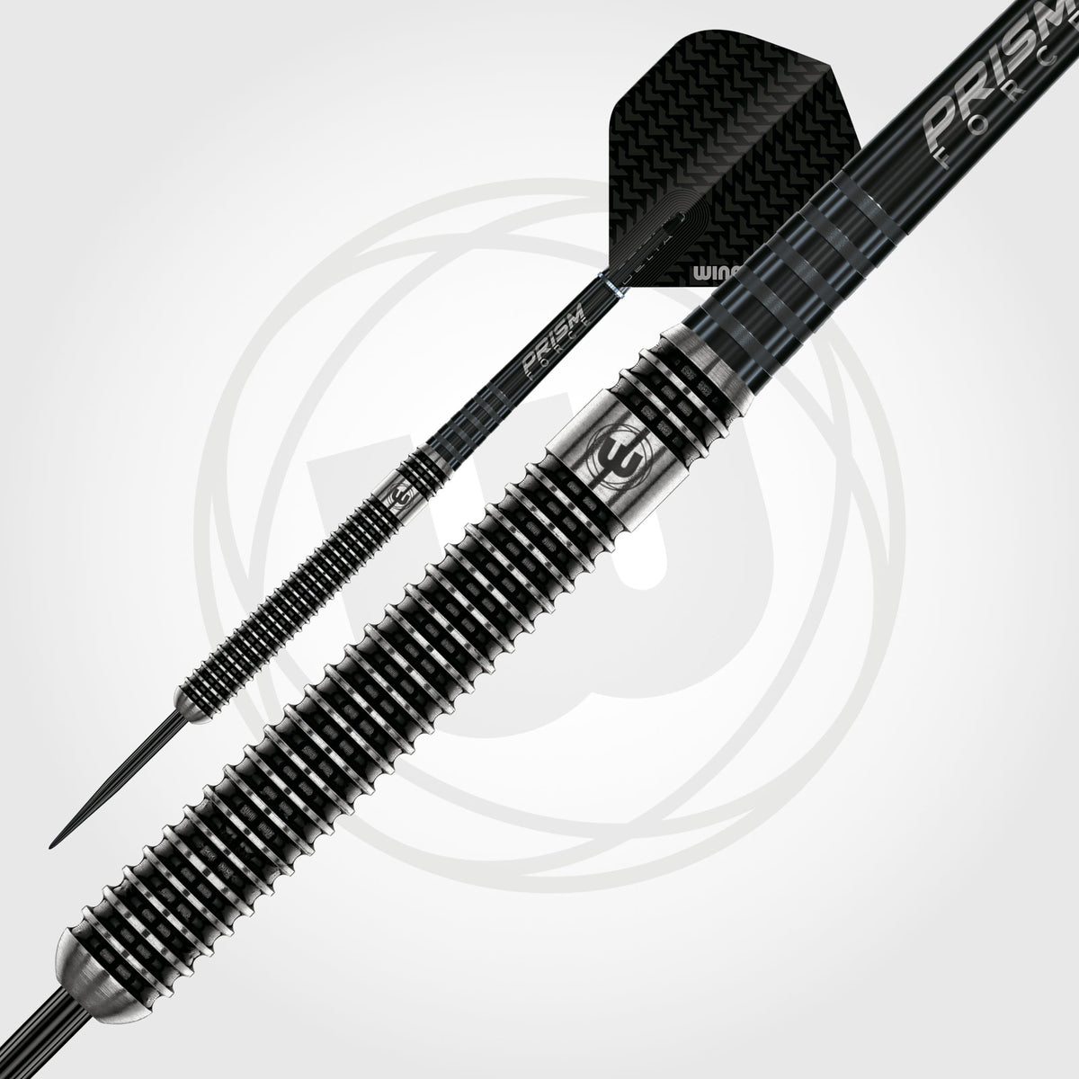 Winmau Blackout 1 Straight 90% Tungsten Steel Tip Darts – official manufacturer alternate view