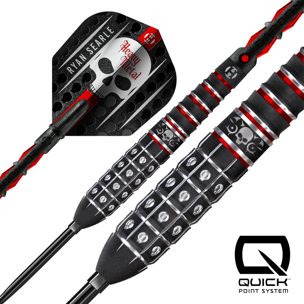Harrows Ryan Searle Series 3 90% Tungsten QP Steel Tip Darts – official manufacturer alternate view