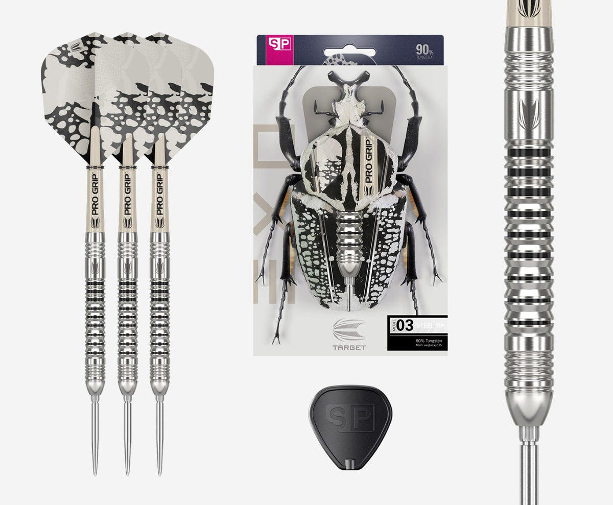 Exo 03 90% Tungsten SP Steel Tip Darts by Target