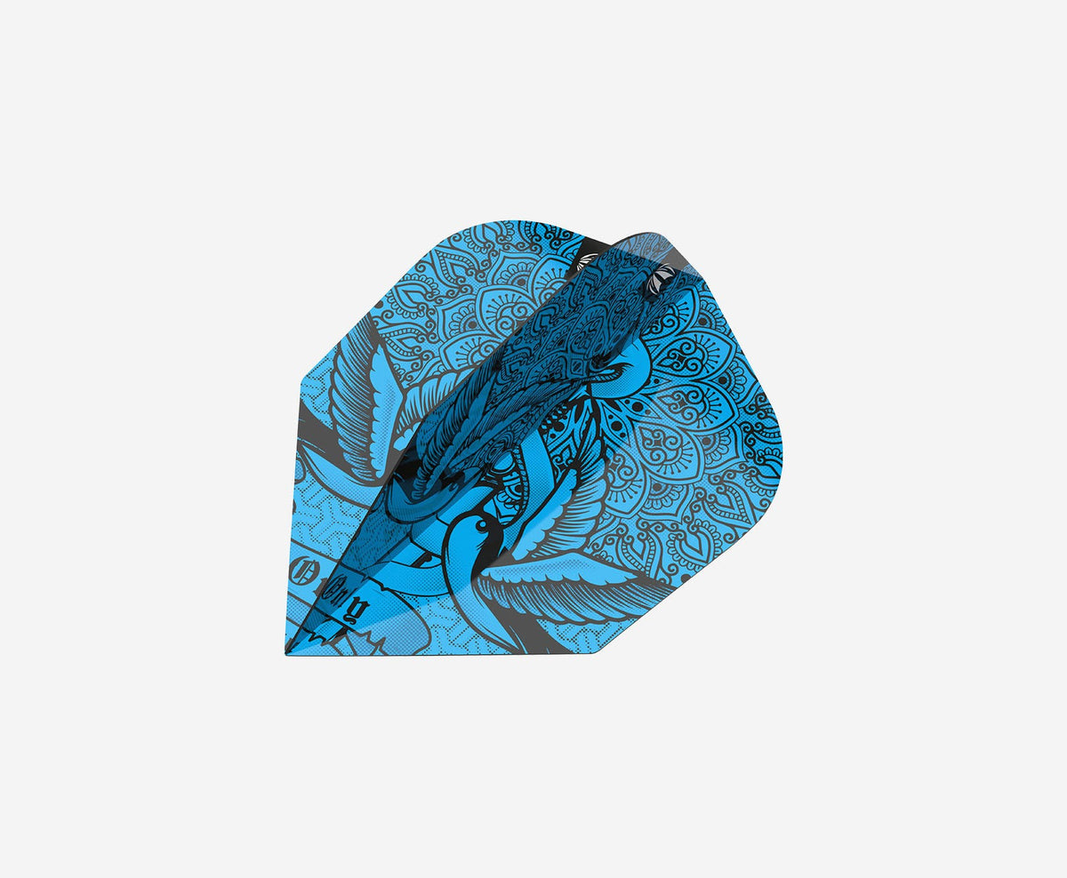 Ink Pro.Ultra Blue No6 Dart Flights By Target