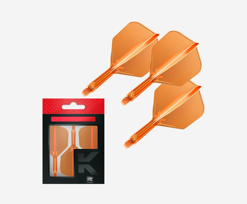 K-Flex Neon Orange No6 One Piece Dart Flights by Target