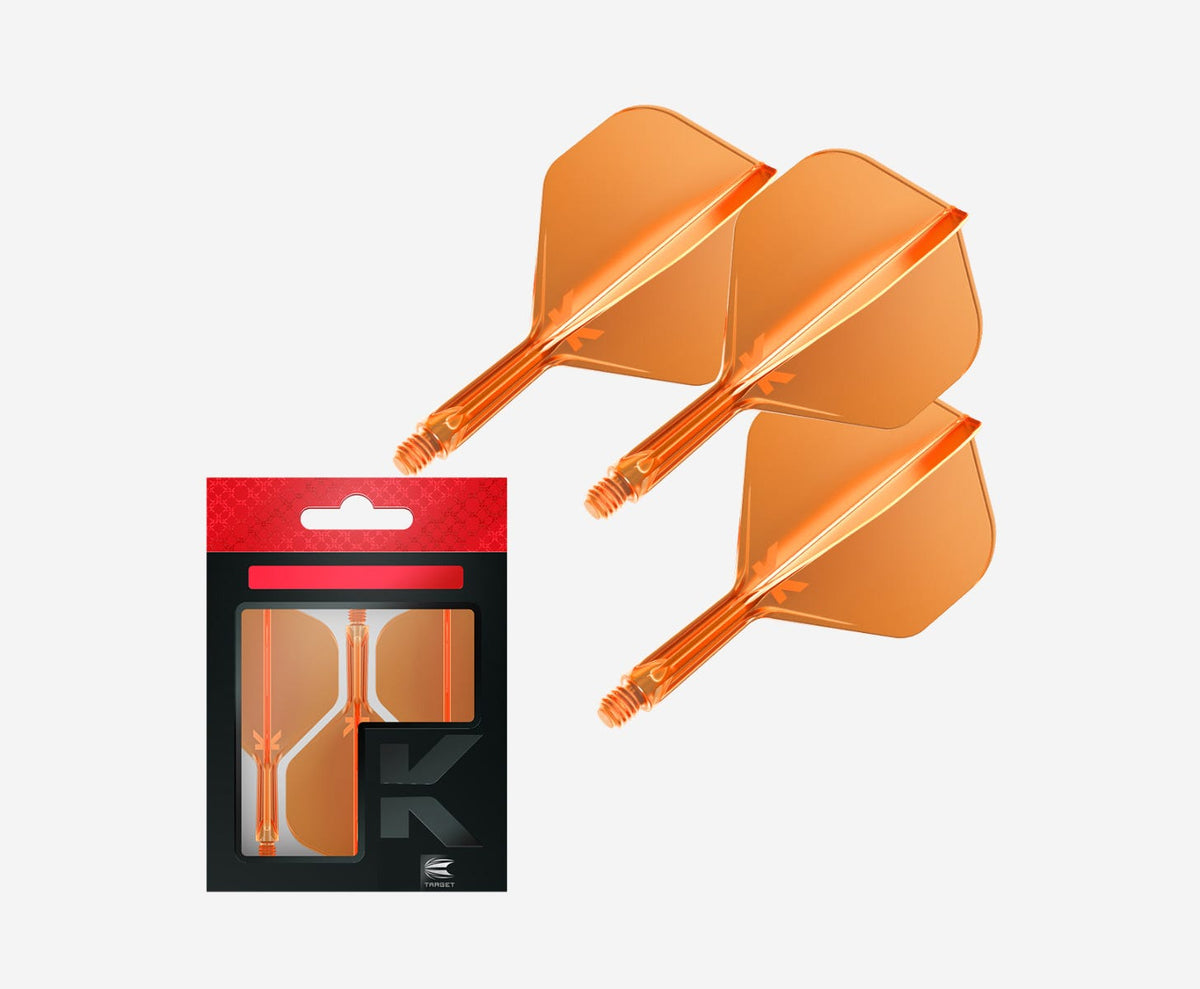 K-Flex Neon Orange No2 One Piece Dart Flights by Target