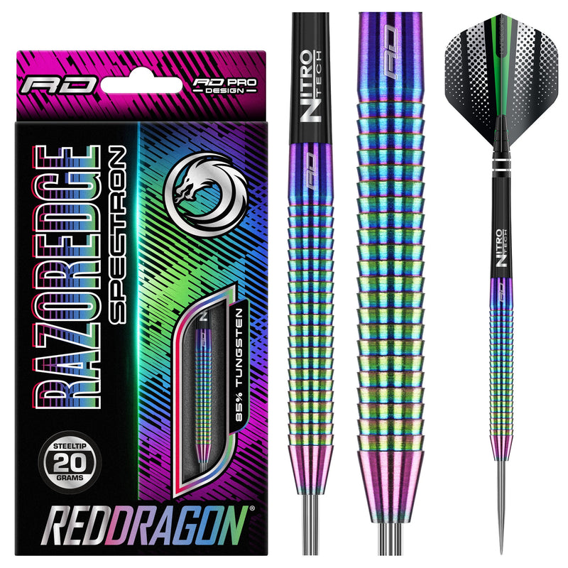 Red Dragon Razor Edge Spectron 85% Tungsten Steel Tip Darts