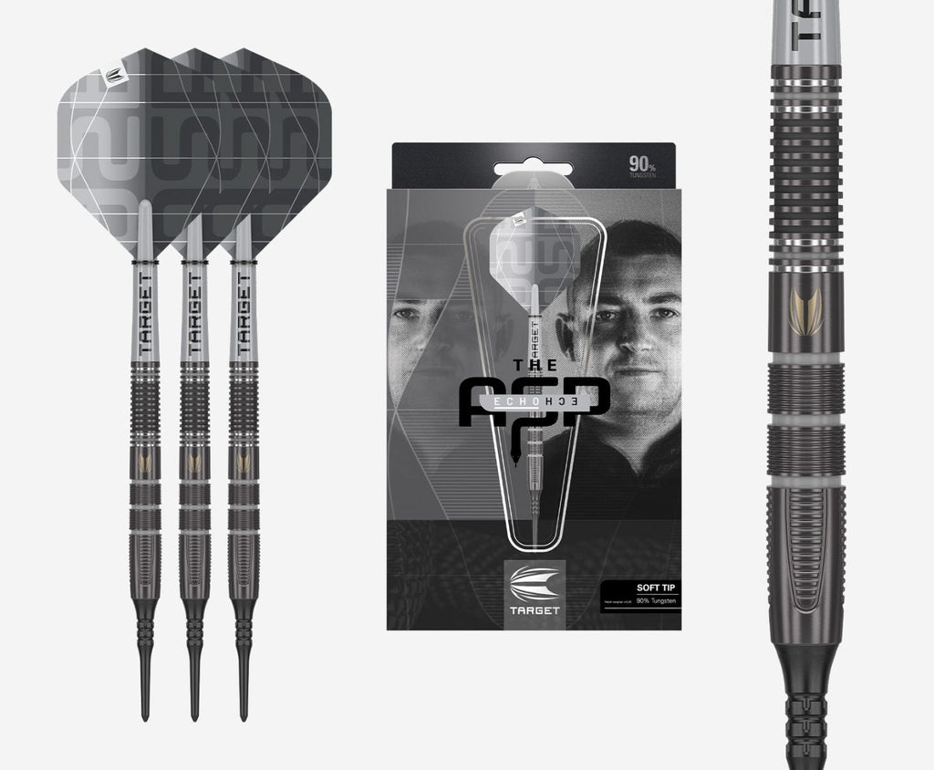 Target Darts Nathan Aspinall x Echo Soft Tip Darts Set Box Contents - Main Image