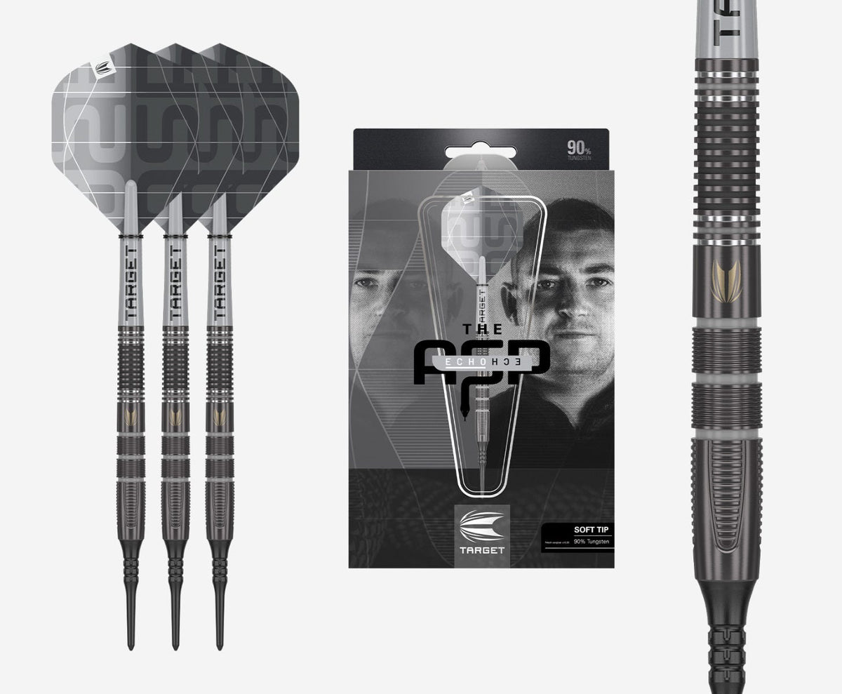 Target Darts Nathan Aspinall x Echo Soft Tip Darts Set Box Contents - Main Image