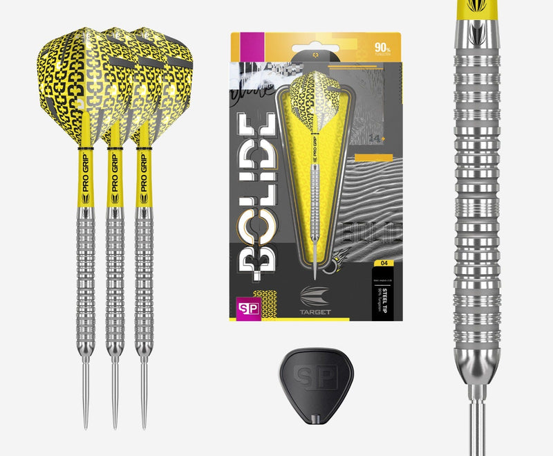Bolide 04 Swiss Point 90% Tungsten Steel Tip Darts by Target