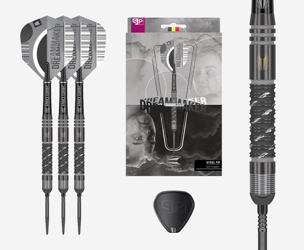 Dimitri Van Den Bergh x Echo SP Darts Set Box Contents - Main Image