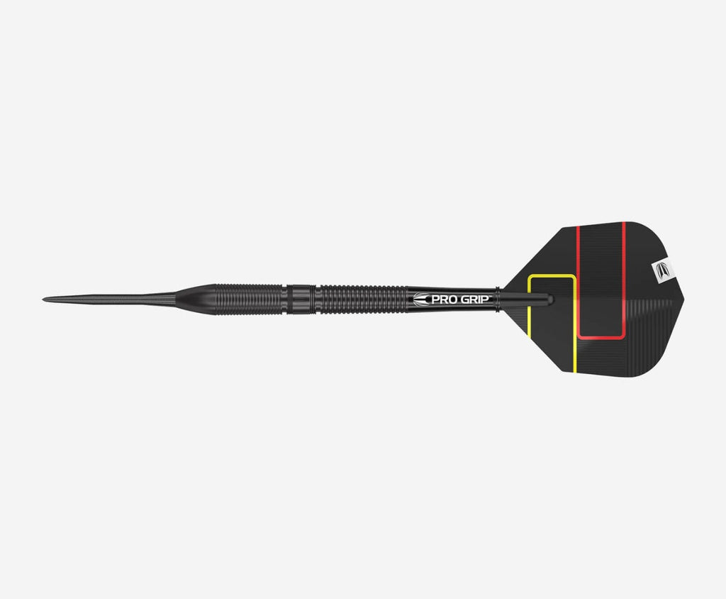 Target Darts Gabriel Clemens Black Gen 1 Steel Tip Darts - Side View