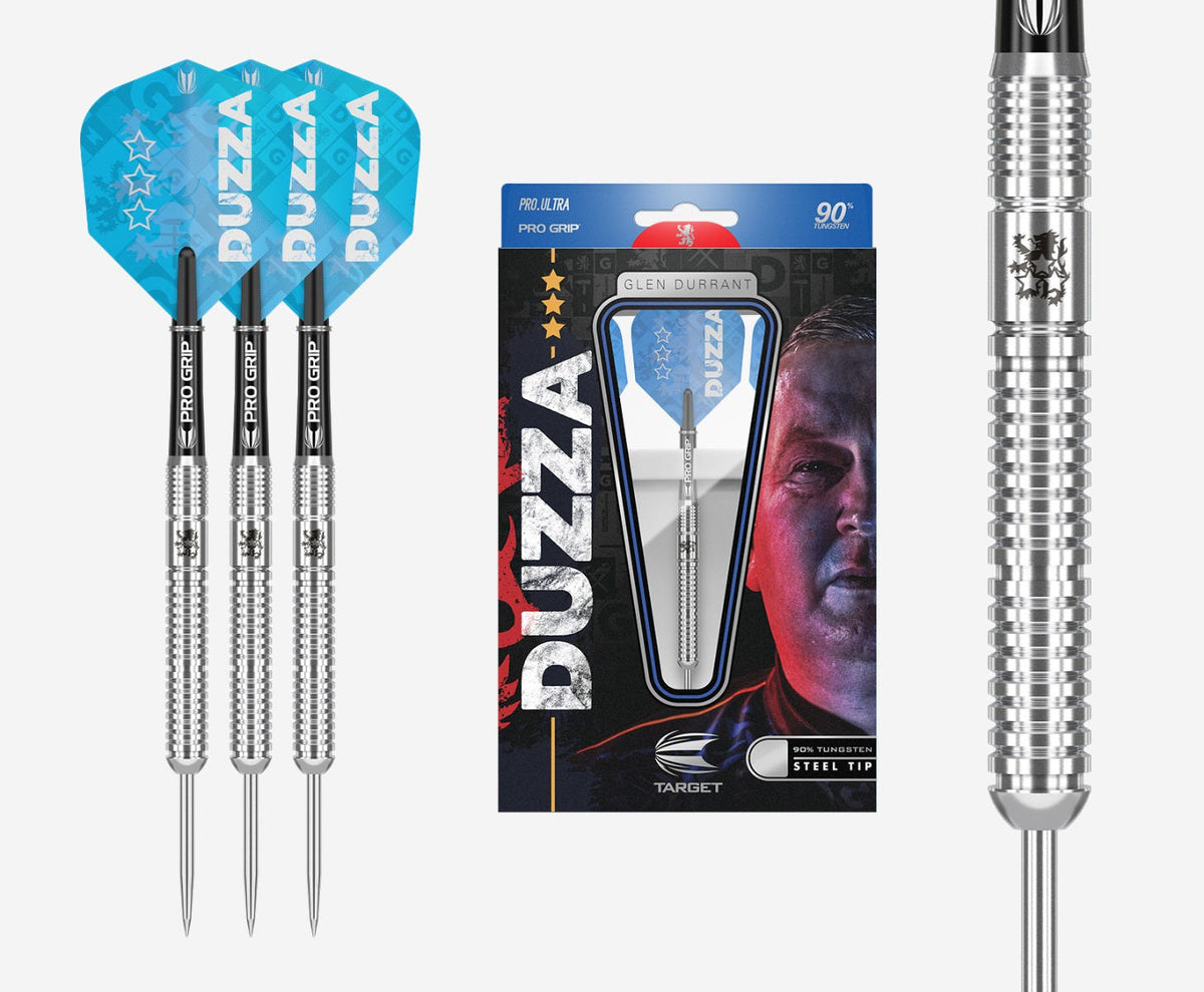 Target Darts Glen Durrant Generation 1 Steel Tip Darts Set Box Contents - Main Image