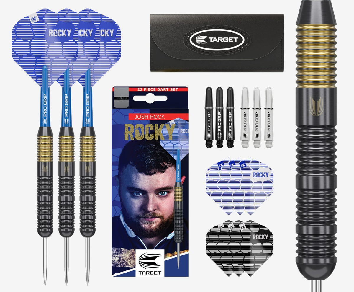 Josh Rock Brass Darts Set 