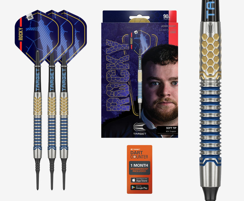 Josh Rock G1 90% Tungsten Soft Tip Darts by Target