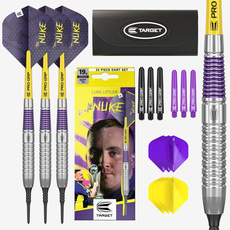 Luke Littler Brass Soft Tip Darts by Target