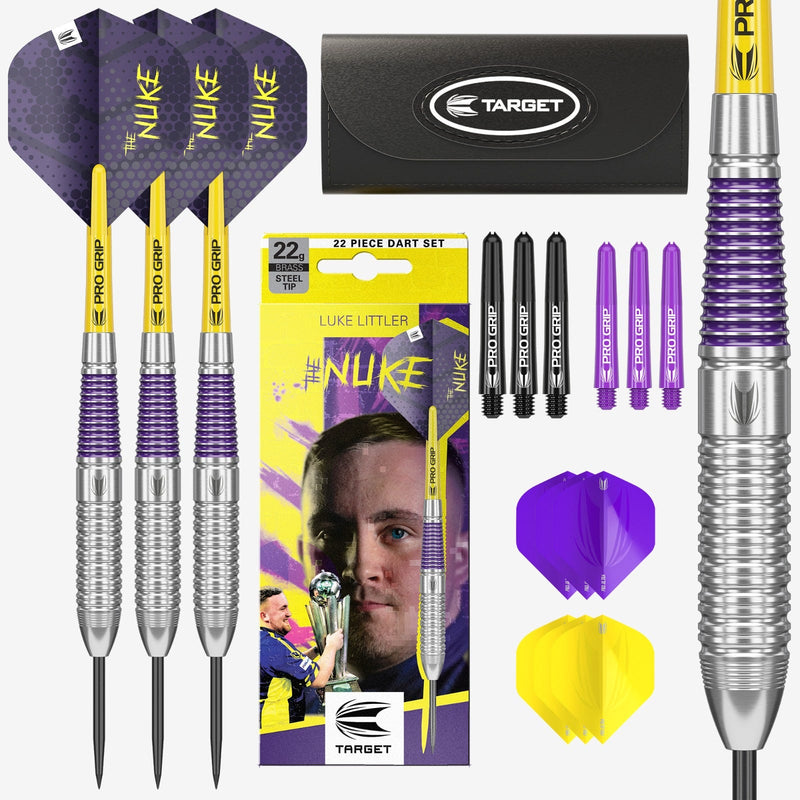 Luke Littler Brass Steel Tip Darts by Target