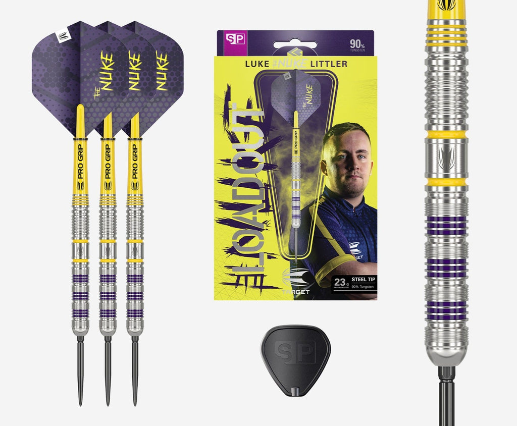 Luke Littler Loadout SP Darts Set Box Contents - Main Image