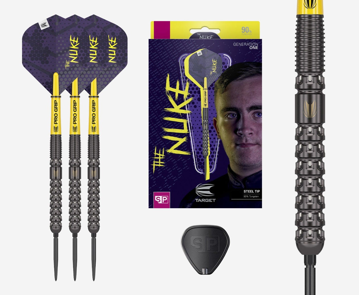 Luke Littler G1 SP Darts Set Box Contents - Main Image