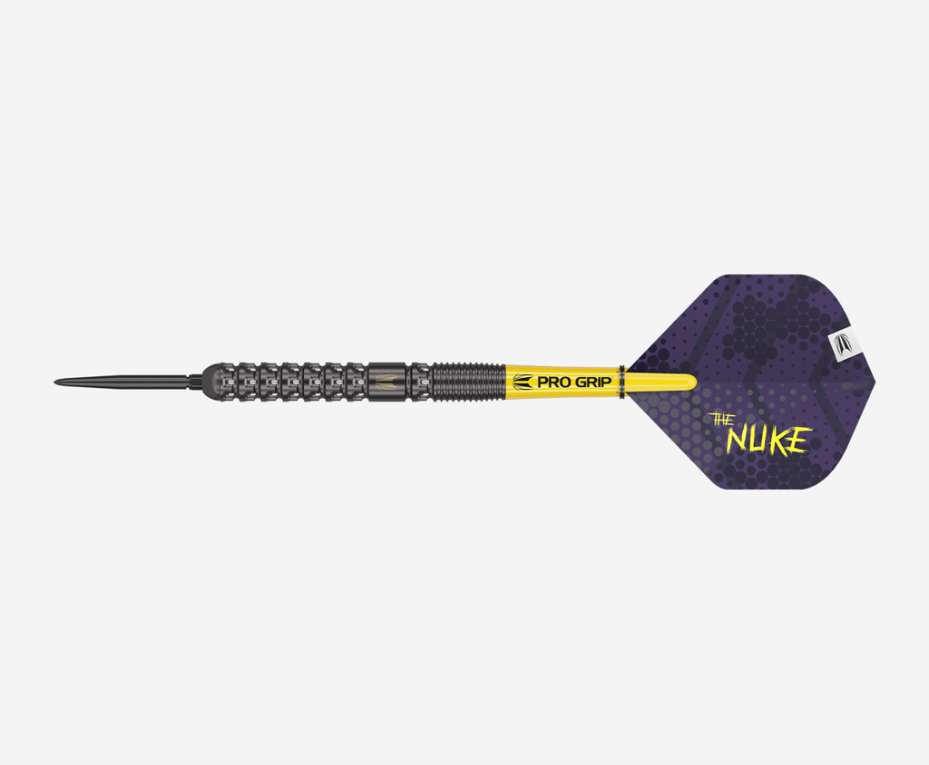 Luke 'The Nuke' Littler Steel Tip Darts - Side View