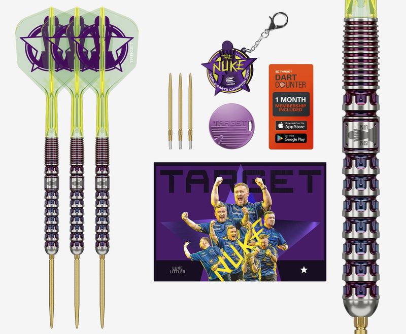 Target Luke Littler World Champion 2025 Edition Swiss Point 90% Tungsten Steel Tip Darts