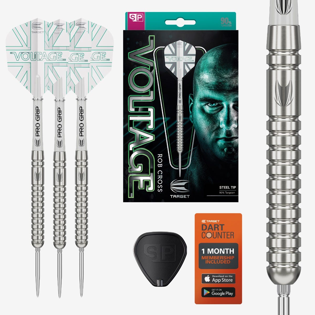 Target Darts Rob Cross G1 Swiss Point Steel Tip Dart Set
