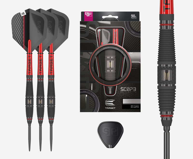 Scope 03 90% Tungsten SP Steel Tip Darts by Target