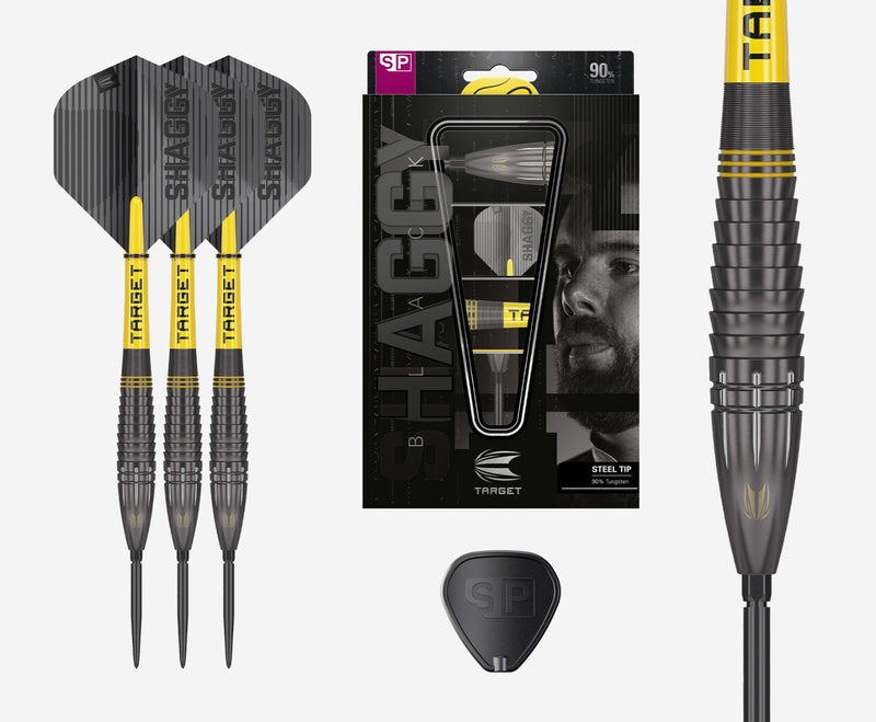 Scott Williams Black 90% Tungsten SP Steel Tip Darts by Target