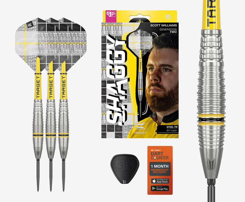 Target Scott Williams G2 Swiss Point 90% Tungsten Steel Tip Darts