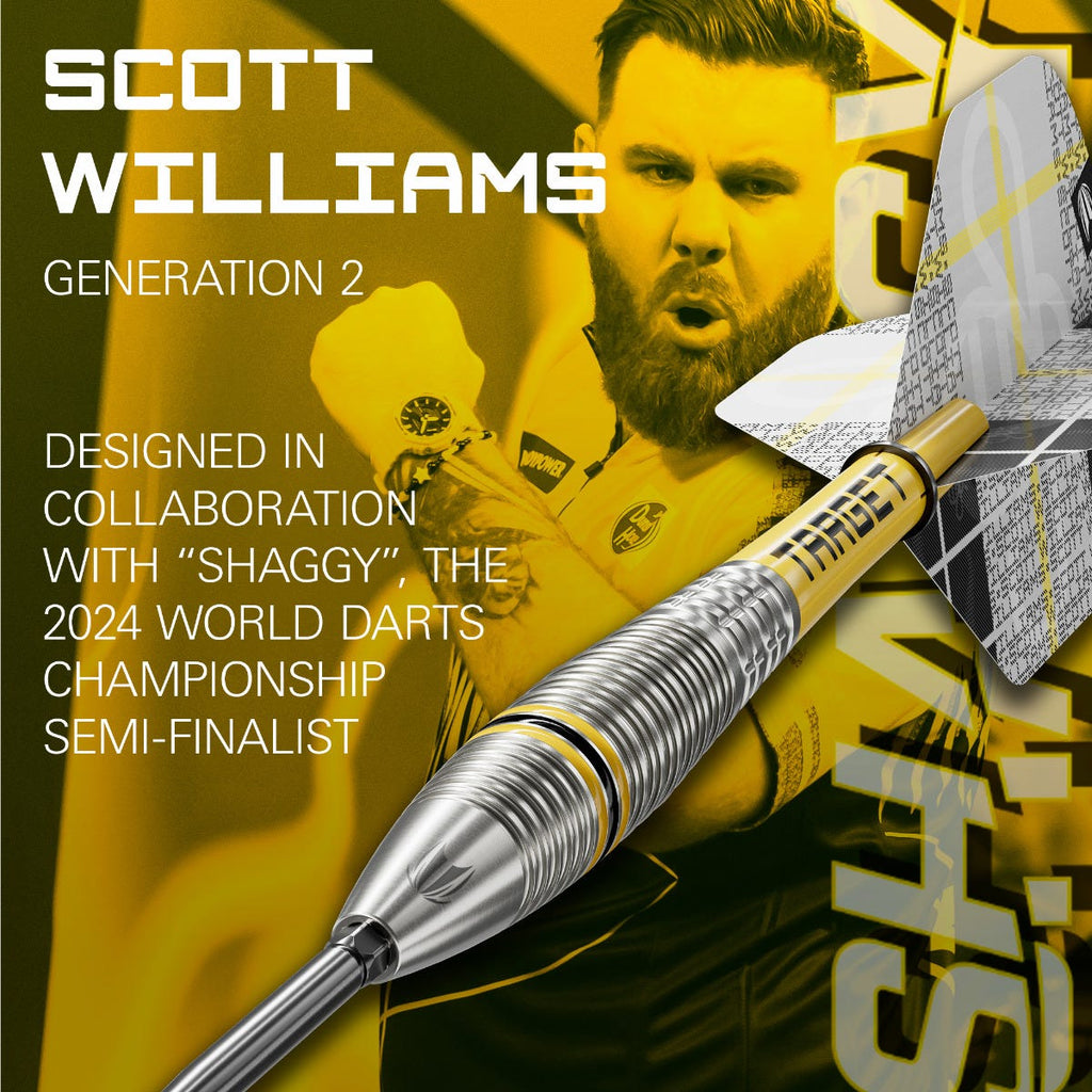 Scott Williams Generation 2 Darts Set - Made in collaboration with Scott Williams