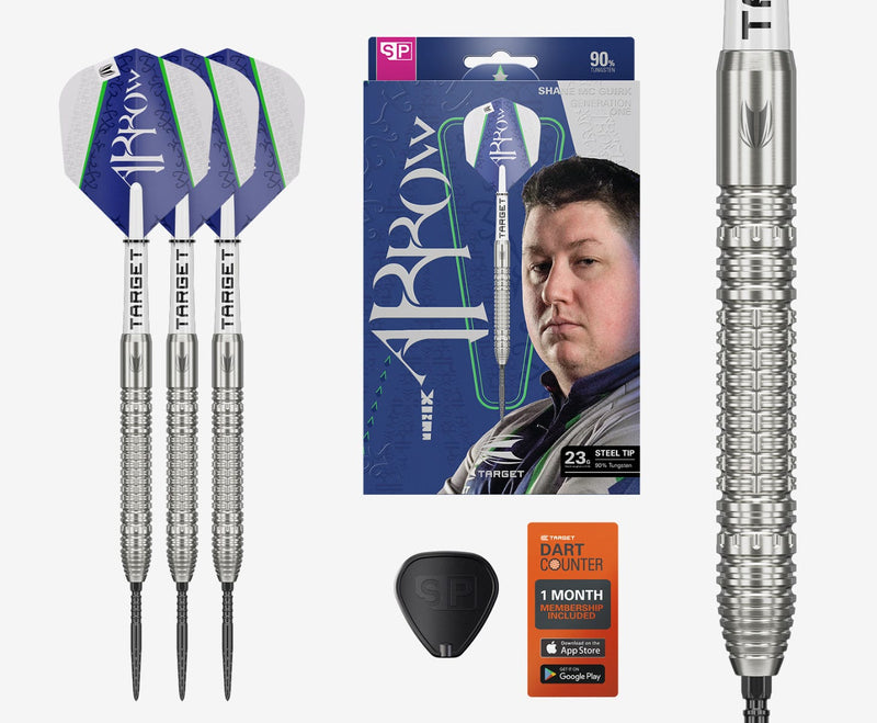 Target Shane McGuirk G1 Swiss Point 90% Tungsten Steel Tip Darts