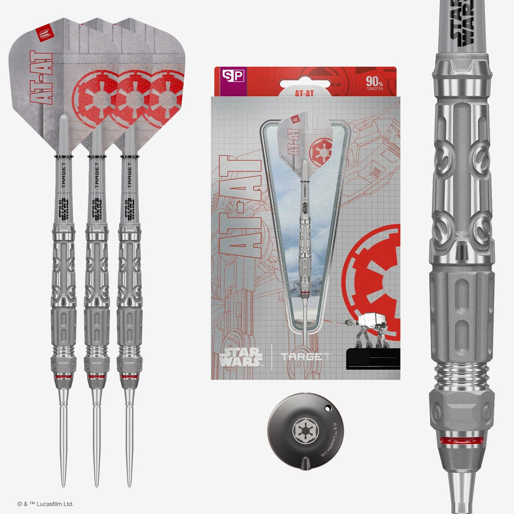 Star Wars AT-AT Swiss Point Darts Set - Box Contents
