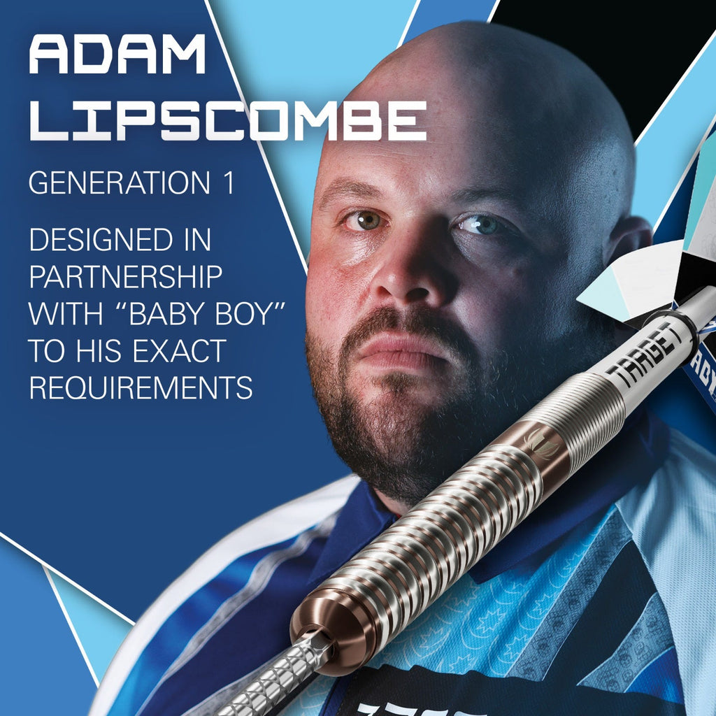 Adam Lipscombe 90% 25G SP Steel Tip Darts 2026 - designed in partnership with 'Baby Boy'