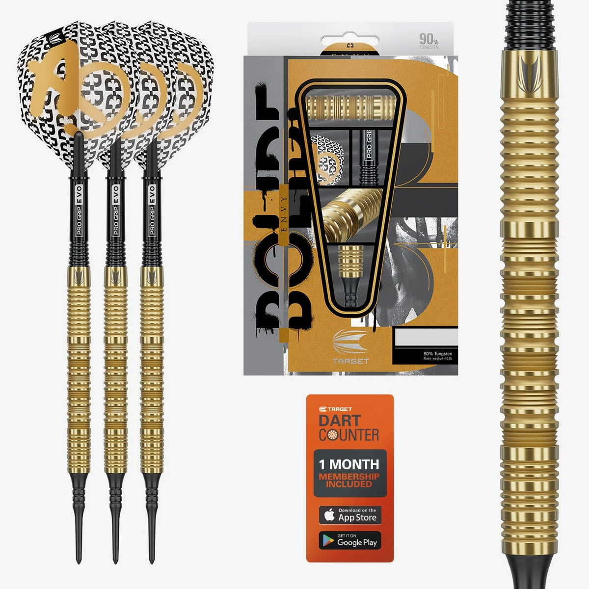 Bolide Envy 10 Soft Tip Darts Set
