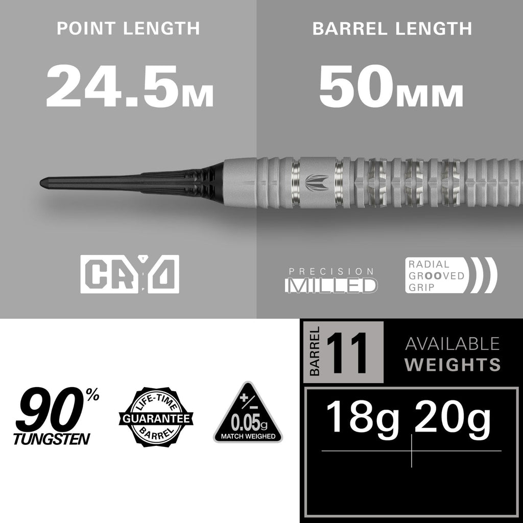 Cryo Tip Soft Tip Darts 11 - Swiss Points