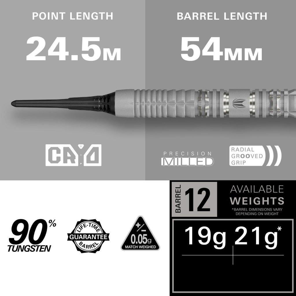 Cryo Tip Soft Tip Darts 12 - Swiss Points