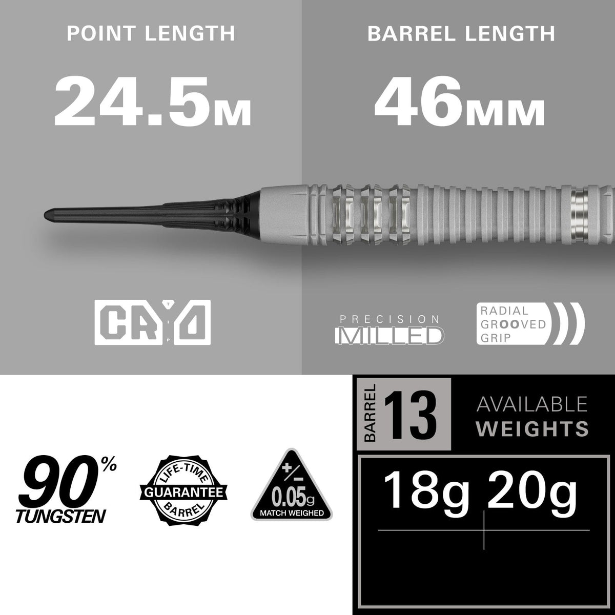 Cryo tip Soft Tip Darts 13 - Swiss Points