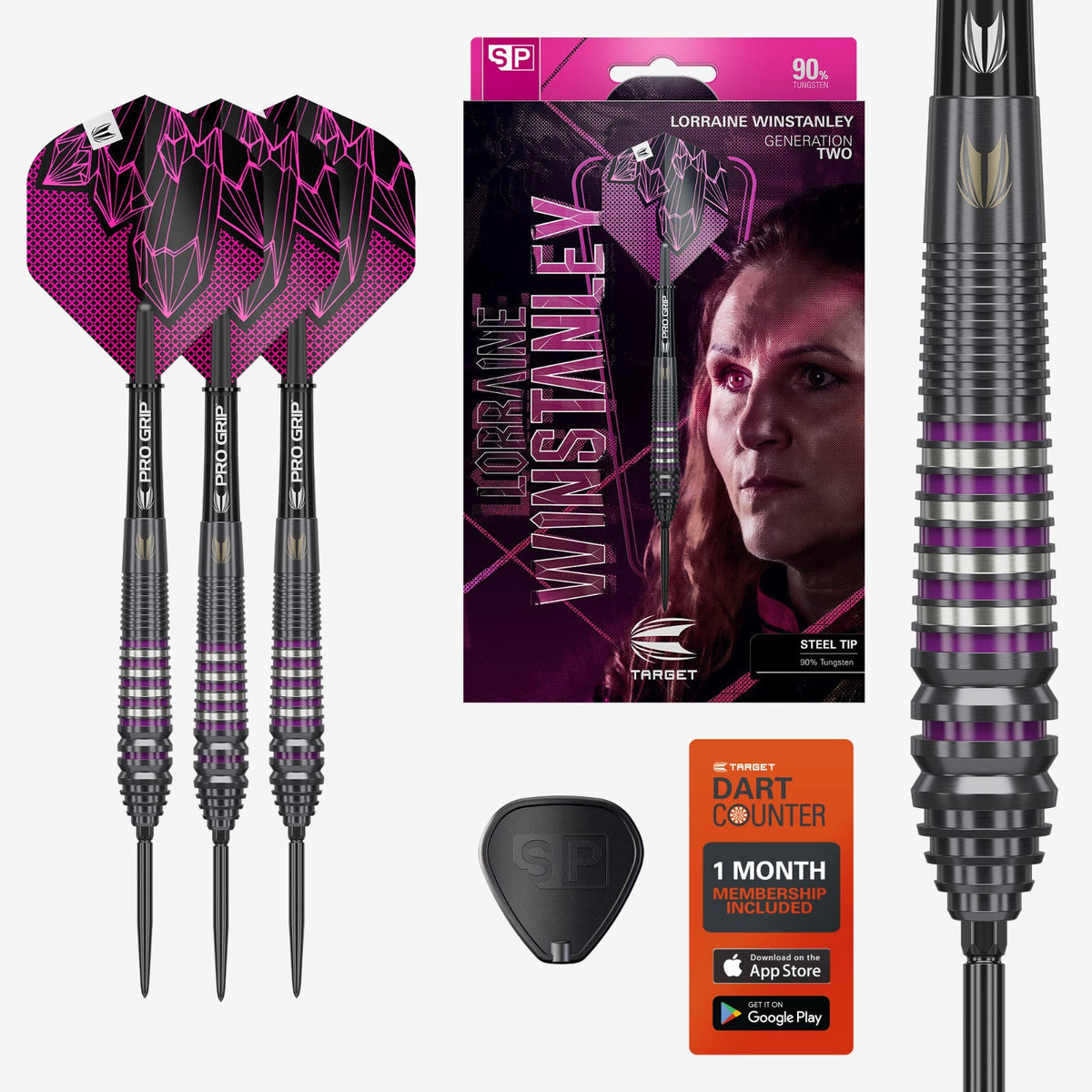 Lorraine Winstanley G2 Swiss Point Darts Set