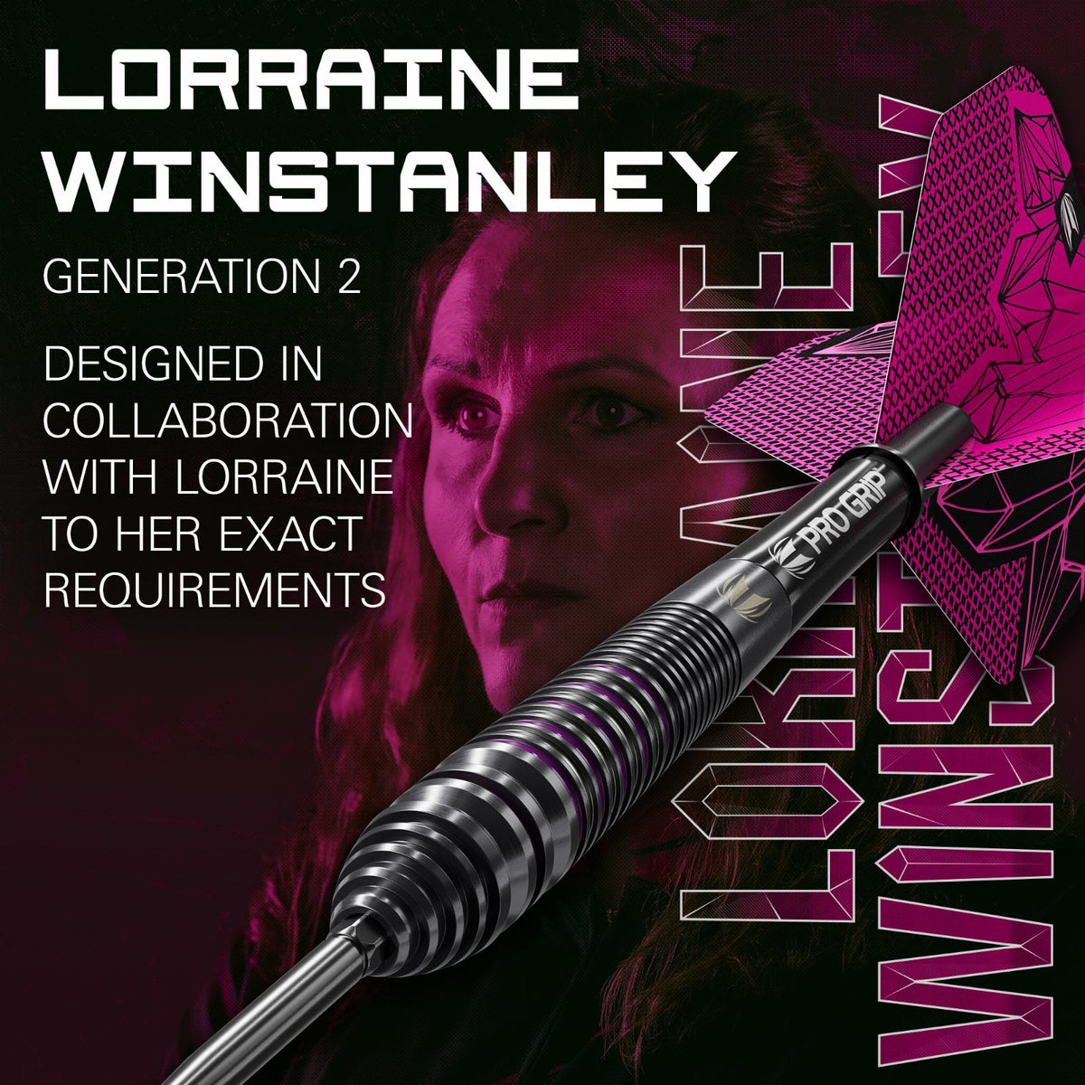 Lorraine Winstanley G2 Swiss Point Darts Set - Made in collaboration with Lorraine Winstanley