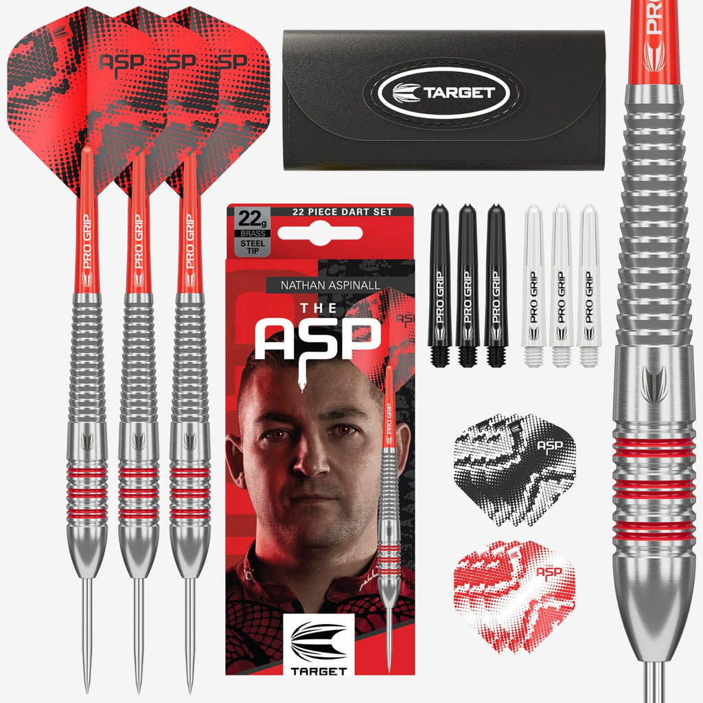 Nathan Aspinall Brass Steel Tip Darts Set