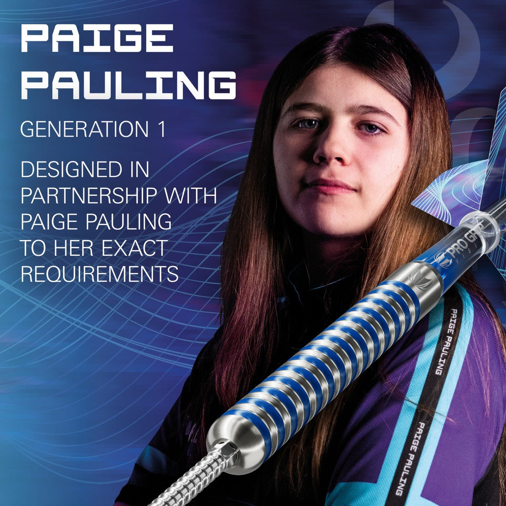 Paige Pauling 90% 22G SP Steel Tip Darts 2026 - designed in partnership with Paige Pauling