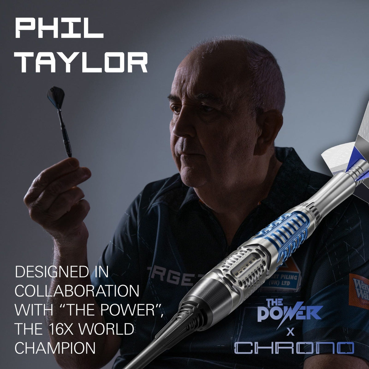 Phil Taylor Power Chrono Soft Tip Darts 2026 - in collaboration with the 'Power'