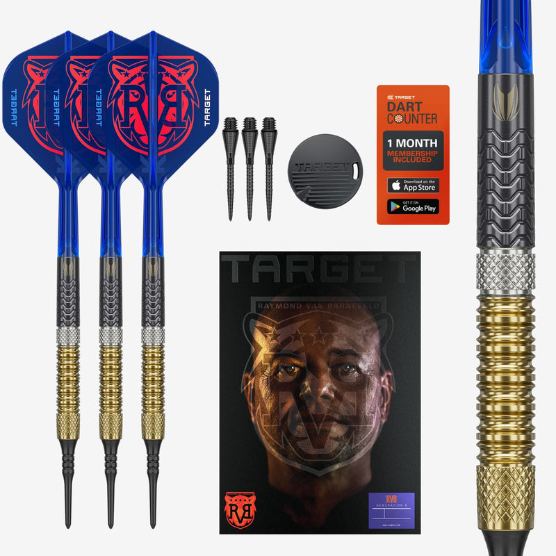 Target Raymond van Barneveld G6 95% Tungsten Soft Tip Darts