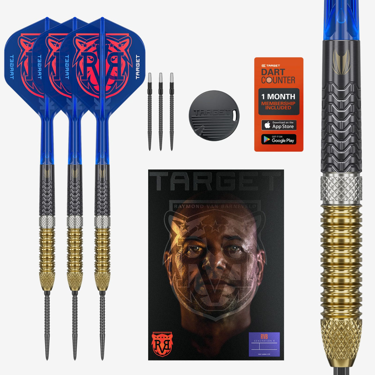 Raymond van Barneveld Gen 6 Swiss Point Darts Set