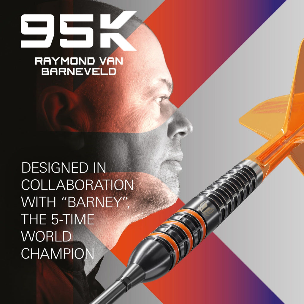Raymond Van Barneveld 95K SP Steel Tip Darts 2026 - designed in collaboration with 'Barney'