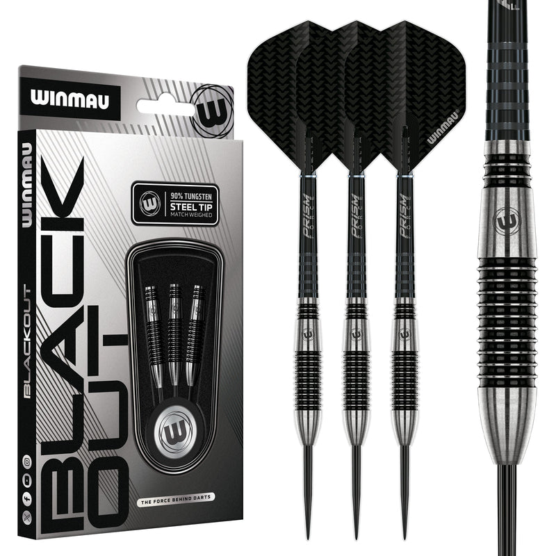 Winmau Blackout 2 90% Tungsten Steel Tip Darts