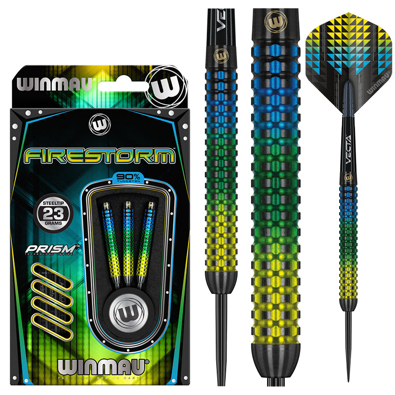 Winmau Firestorm 90% Tungsten Steel Tip Darts