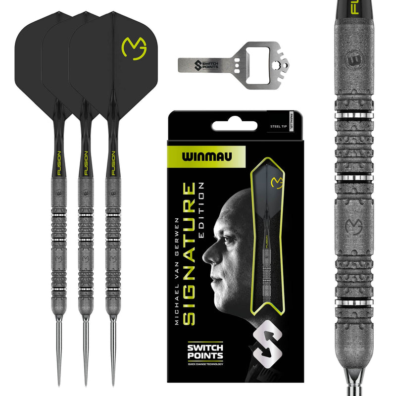 Winmau Michael van Gerwen Signature Edition 90% Tungsten Switch Point Darts
