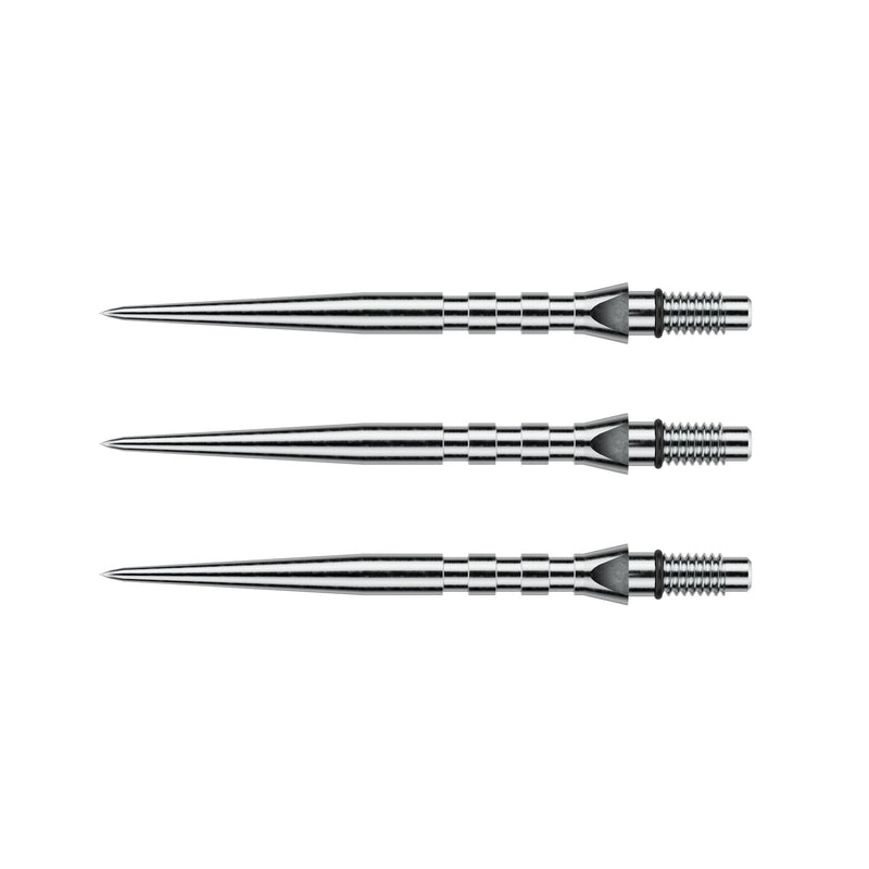 Winmau Switch Points - Grooved Silver