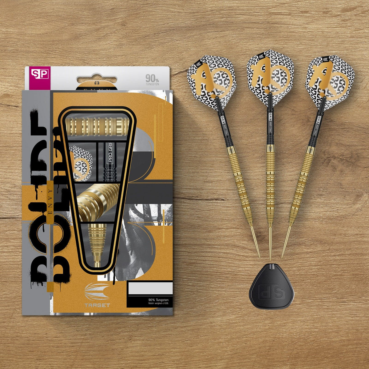 Target Bolide Envy 01 90% Tungsten SP Steel Tip Darts – official manufacturer alternate view