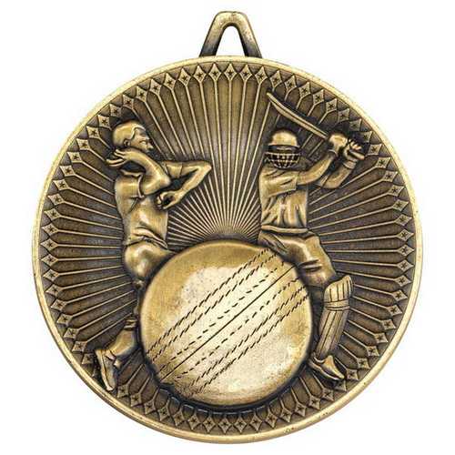 Cricket Deluxe Medal Antique Gold