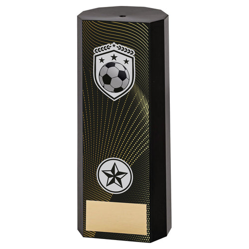 Black Plastic Filled Column Football (1in Cen)