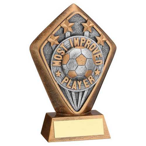 Brz~gold Diamond Holder With Most Improved Player Disc And Plate