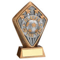 Brz~gold Diamond Holder With Player Of The Year Disc And Plate